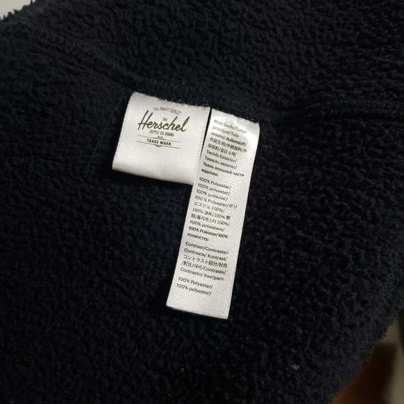 HERSCHEL Black Fleece Jacket - Picture 7 of 9